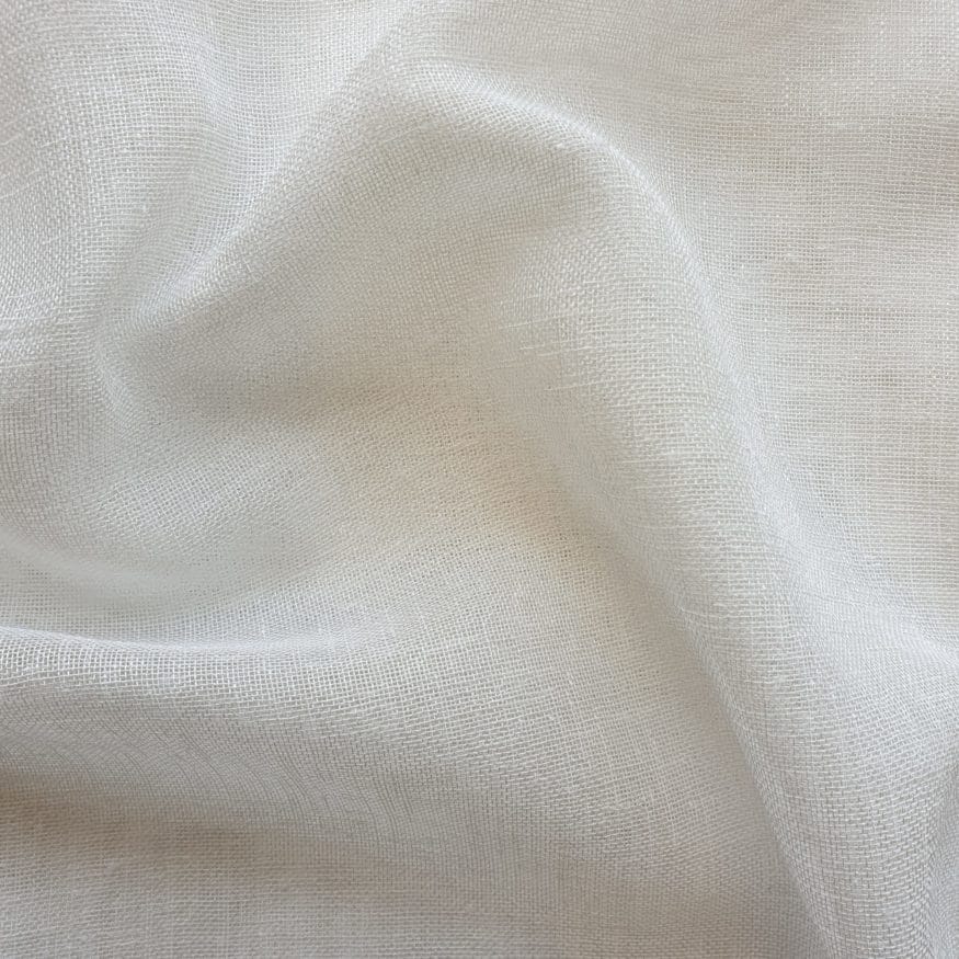 Ardeche Ecru - FR Off White Voile - Flame Retardant Contract Fabric