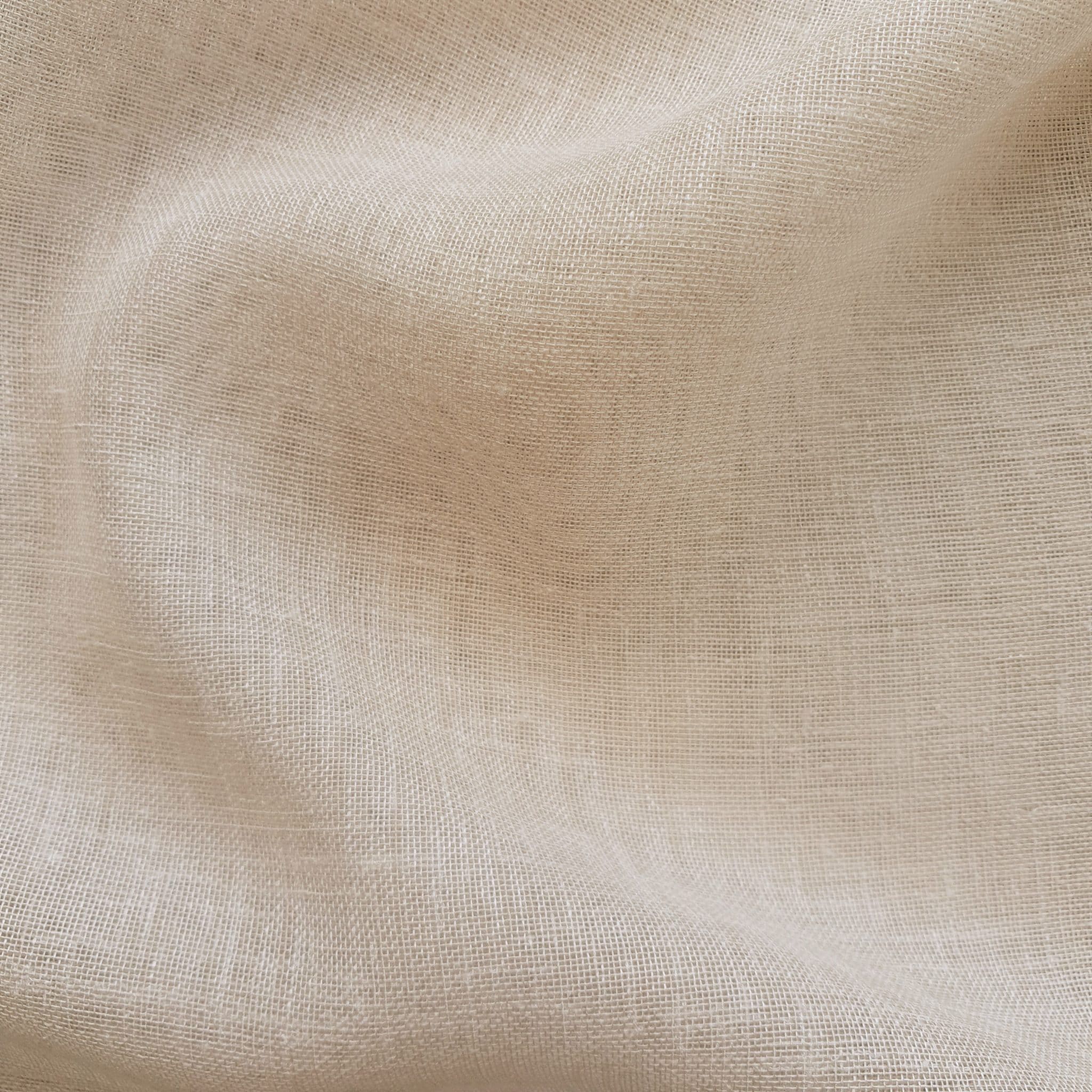 Ardeche Acre FR Voile - Off White Sandy Voile - 3m Wide - Contract Fabric
